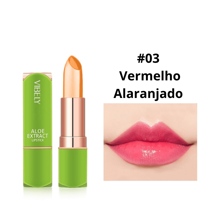 Batom Premium Aloe Vera Longa Duração a Prova D'água