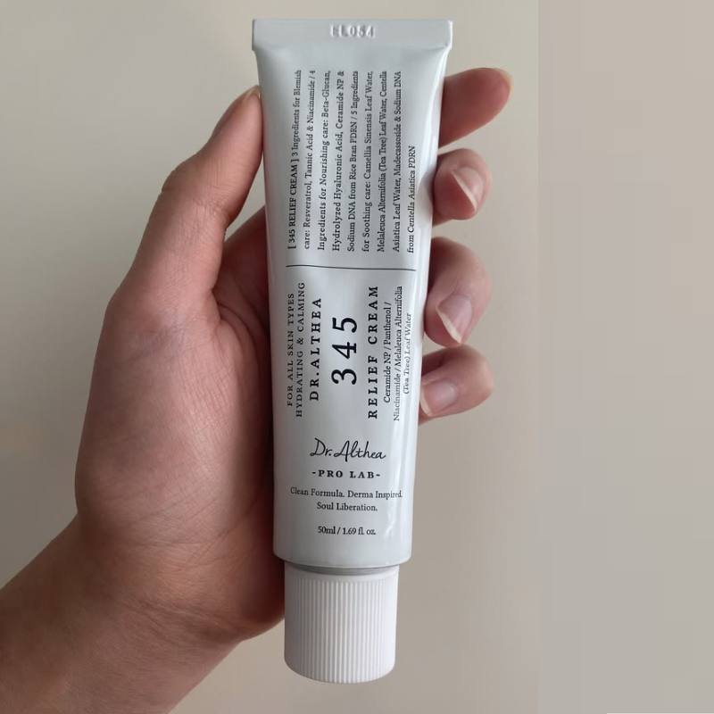 Dr. Althea 345 Relief Cream – Creme Coreano Calmante e Hidratante para Pele Sensível e Acneica