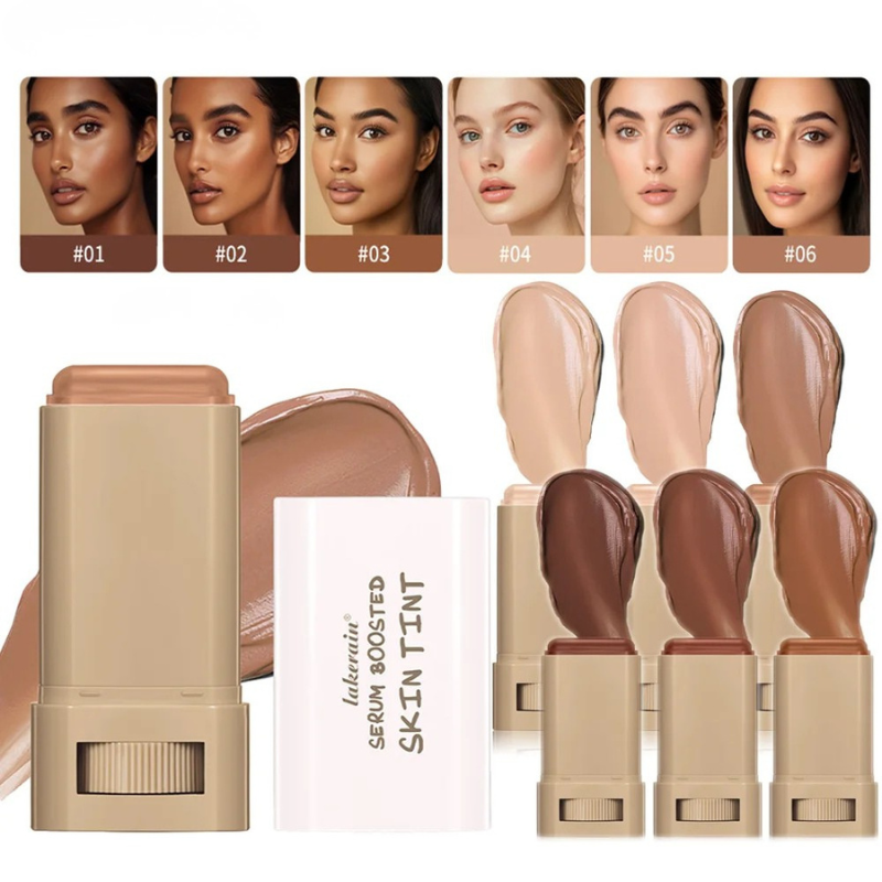 Base Stick Coreana de Colágeno – Efeito Natural Glow com Ácido Hialurônico