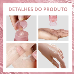 Máscara Noturna de Colágeno Coreana Hoygi 75g – Anti-Idade, Hidratante e Clareadora com Pincel