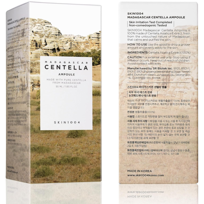 Ampola Facial Skin1004 Madagascar Centella Ampoule – Sérum Calmante e Regenerador