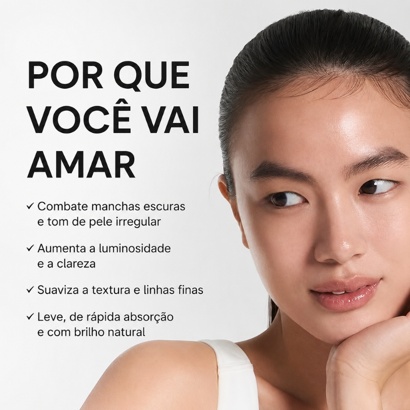 Arencia Vitamin C Booster Shot 30ml – Creme Facial Coreano Iluminador com Vitamina C e Glutationa