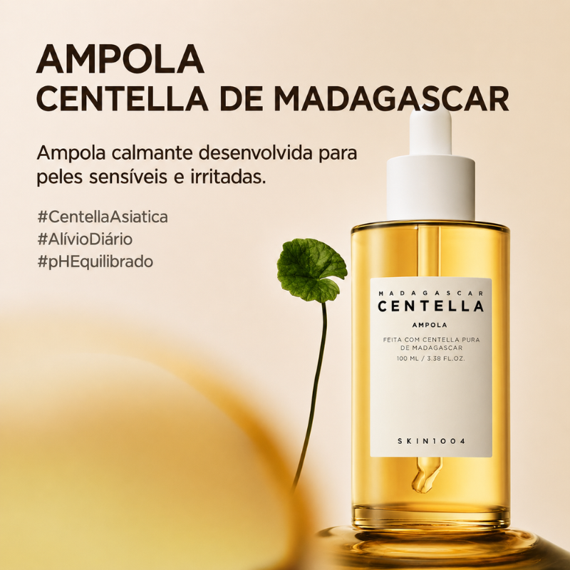 Ampola Facial Skin1004 Madagascar Centella Ampoule – Sérum Calmante e Regenerador
