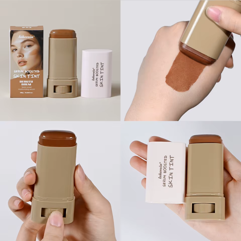 Base Stick Coreana de Colágeno – Efeito Natural Glow com Ácido Hialurônico