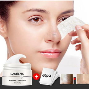 Máscara de Limpeza Nasal com Aloe Vera - Remova Cravos e Acnes com Eficácia Lanb