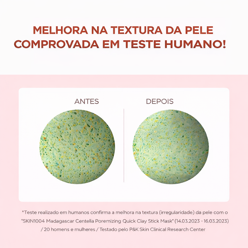 Máscara Facial Skin1004 Madagascar Centella Poremizing Quick Clay Stick