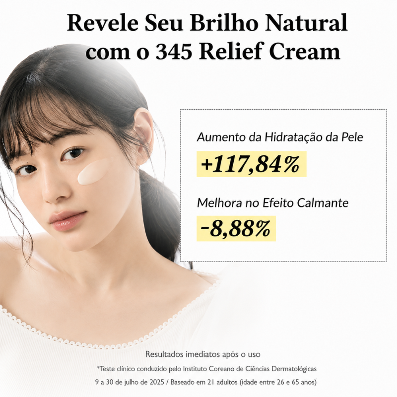 Dr. Althea 345 Relief Cream – Creme Coreano Calmante e Hidratante para Pele Sensível e Acneica