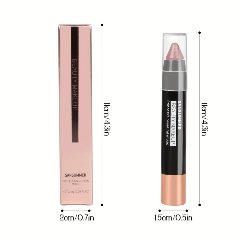 (COMPRE 1 LEVE 2) Lápis Labial Matte à Prova d’Água SANSUMMER – Cor Intensa e Conforto o Dia Todo