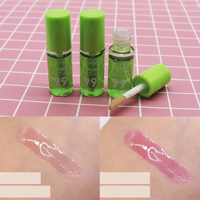 Brilho Labial One natural de aloe vera Gloss - clarea as rugas dos lábios, hidrata suavemente e nutri os lábios