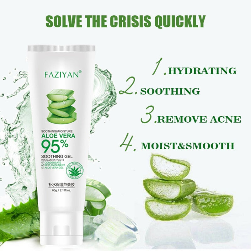 Creme facial de hidratação profunda aloé vera