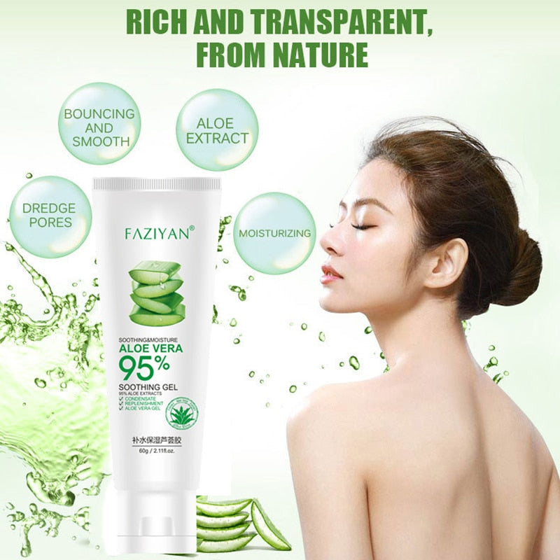 Creme facial de hidratação profunda aloé vera