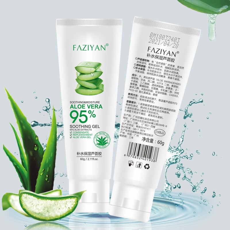 Creme facial de hidratação profunda aloé vera