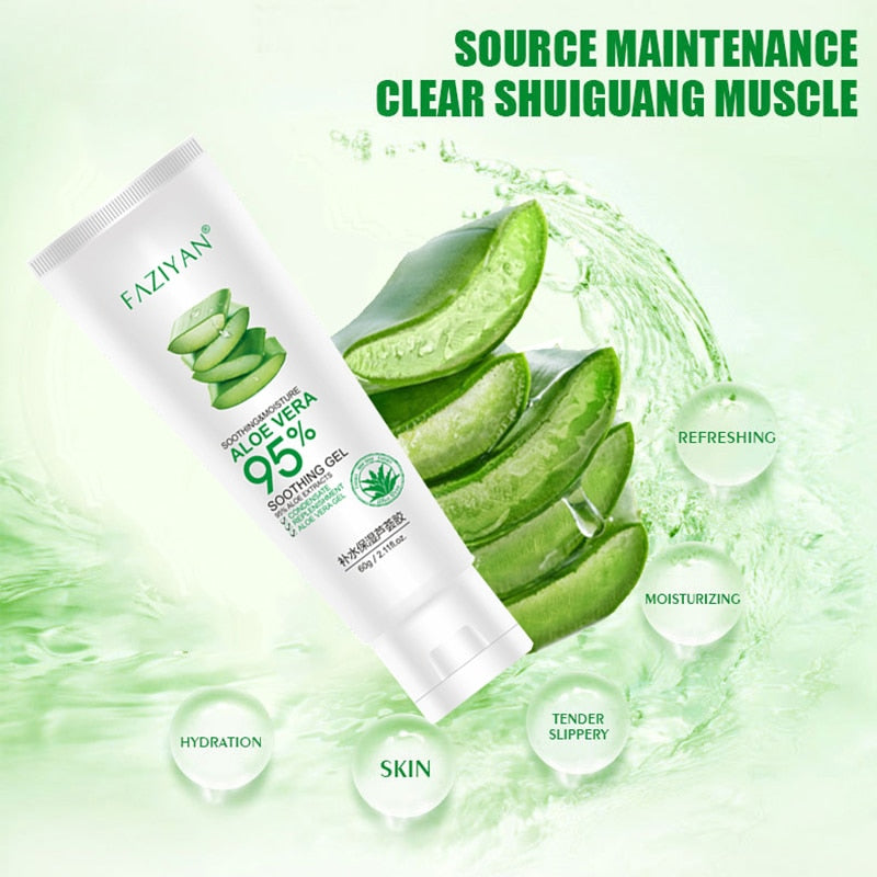 Creme facial de hidratação profunda aloé vera