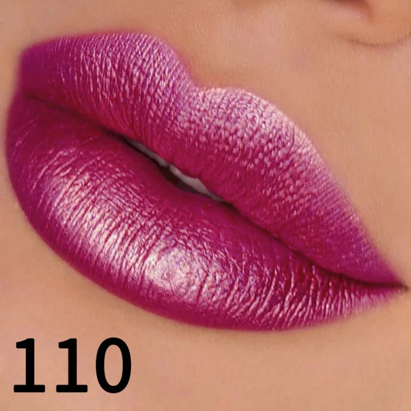 (COMPRE 1 E LEVE 2) Batom Metálico Brilhante com Glitter – Vapor One