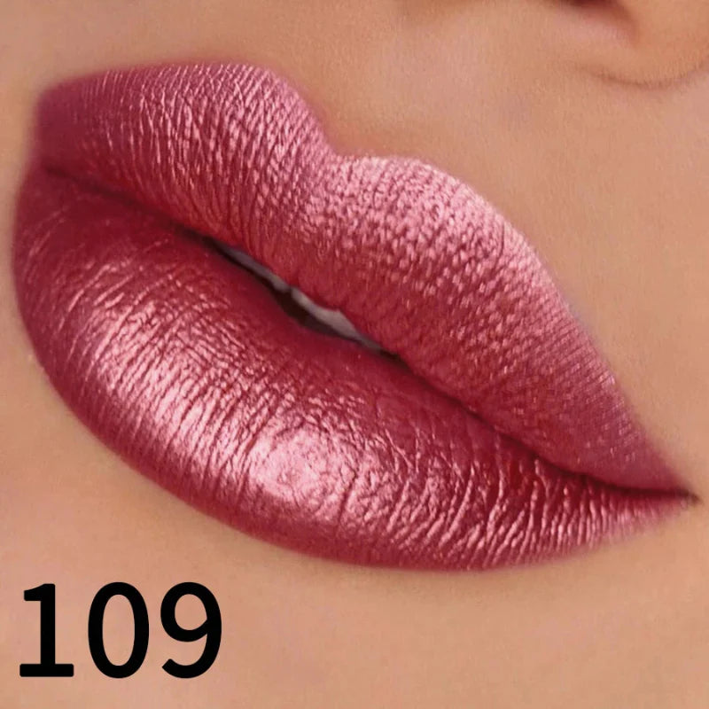 (COMPRE 1 E LEVE 2) Batom Metálico Brilhante com Glitter – Vapor One