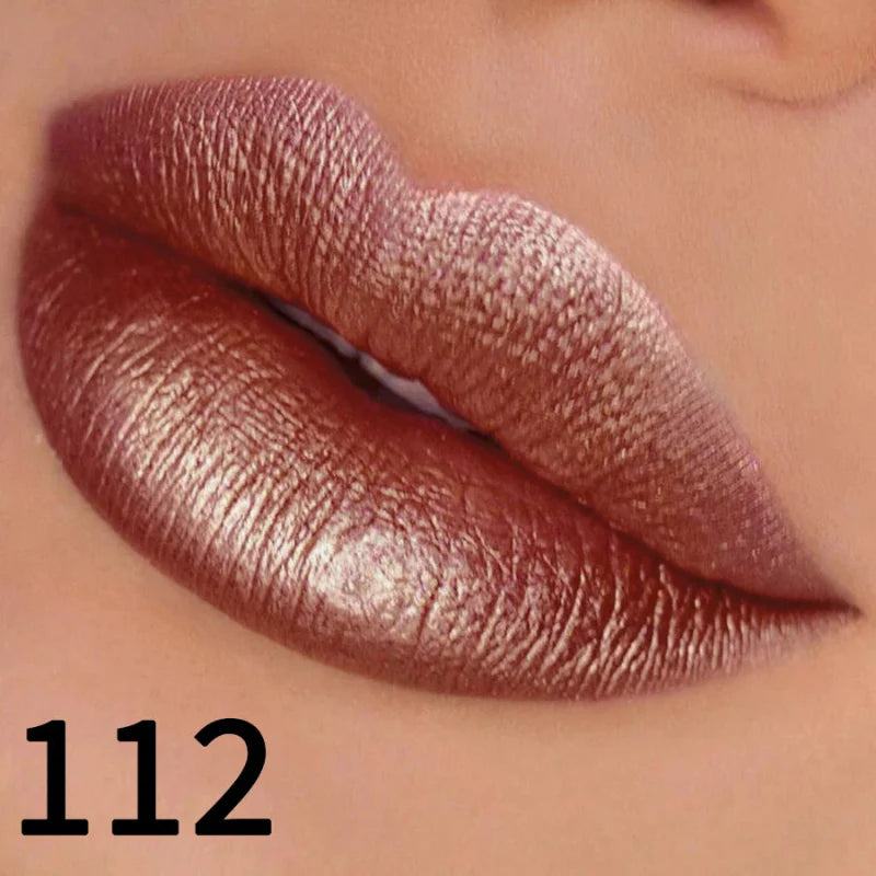 (COMPRE 1 E LEVE 2) Batom Metálico Brilhante com Glitter – Vapor One