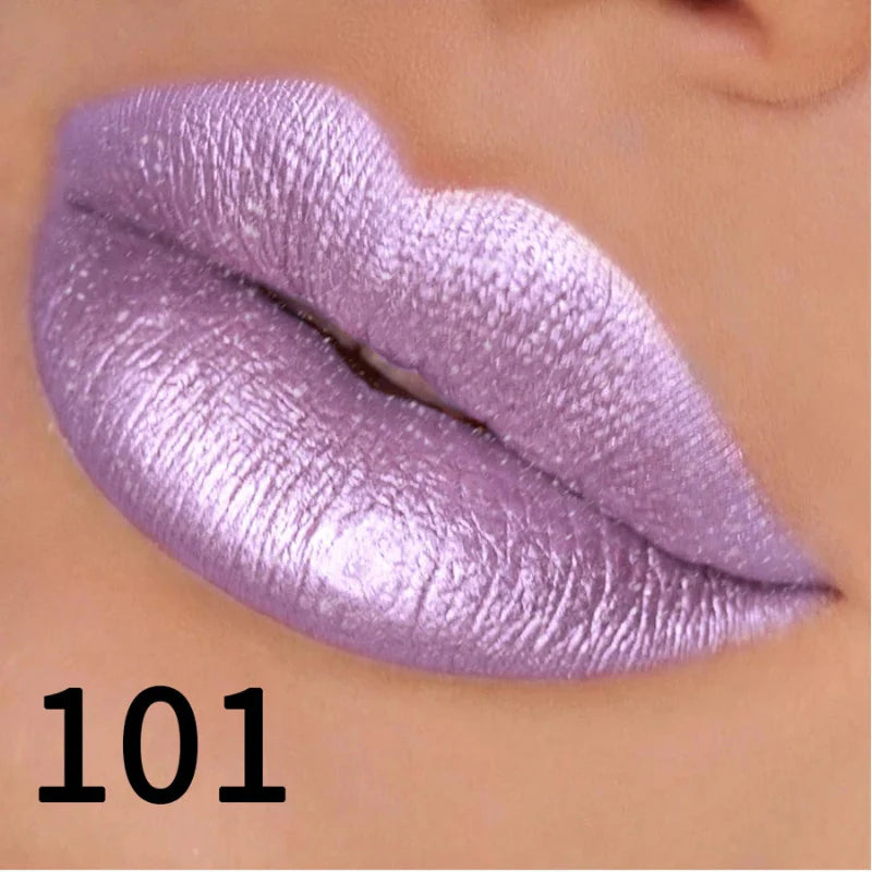 (COMPRE 1 E LEVE 2) Batom Metálico Brilhante com Glitter – Vapor One