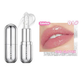 Batom Hidratante com Glitter Gelatinoso Impermeável 24 Horas