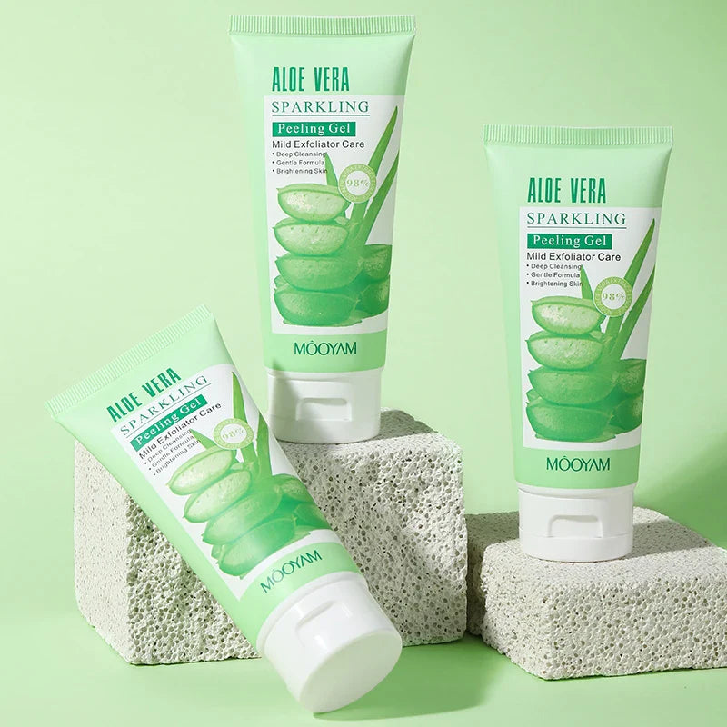 Gel de Aloe Vera Orgânico para Limpeza Profunda e Hidratação - 100ml
