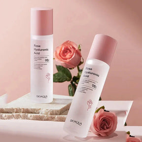 Tônico Facial Hidratante de Rosa e Ácido Hialurônico